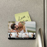 Magnet Flexible Collage photo mariage Zigzag<br><div class="desc">Créez votre propre aimant photo collage avec quelques-unes de vos photos mariages préférées. Le modèle est configuré pour vous permettre d'ajouter cinq photos et votre texte personnalisé, comme le nom de la mariée et du marié et la date du mariage. La photo principale sera utilisée comme arrière - plan et...</div>