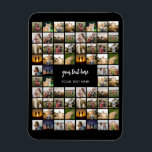 Magnet Flexible Collage photo personnalisé moderne<br><div class="desc">Créez votre propre magazine photo personnalisé moderne</div>