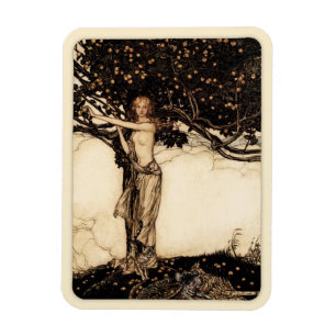 Magnet Flexible Collection d'art Fridge Arthur Rackham Freya CC054