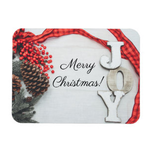 Magnet Flexible Collection Joy et Ribbon Holiday