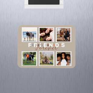 Magnet Flexible Collection photo moderne Beige Friends Forever