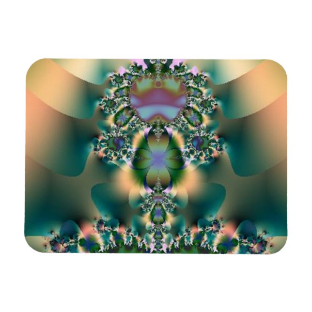 Magnet Flexible Collier Abstrait à quatre feuilles (Horizontal)