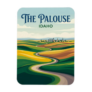 Magnet Flexible Collines ondoyantes de Palouse Idaho
