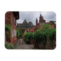 Collonges-la-Rouge, France aimant rectangulaire