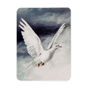 Magnet Flexible Colombe du Saint-Esprit Confirmation religieuse et