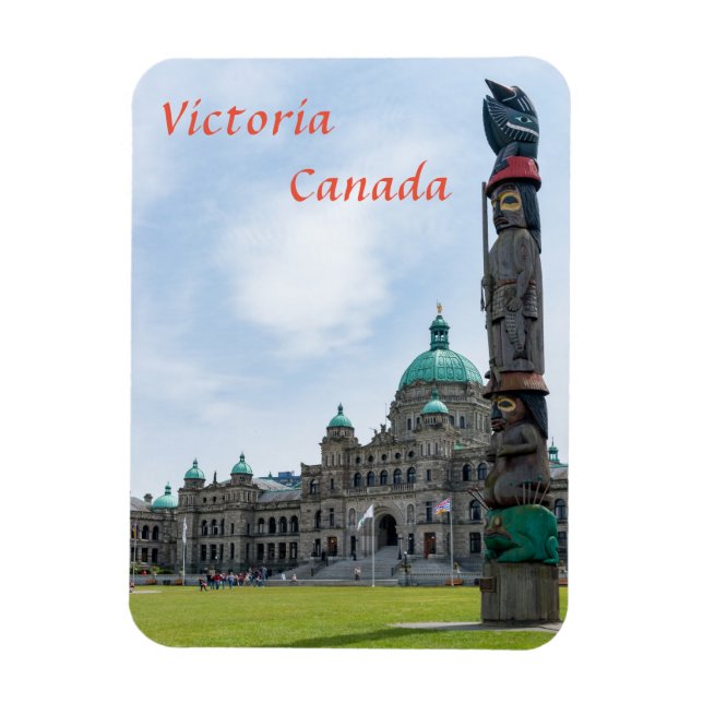 Magnet Flexible Colombie-Britannique Parlement - Victoria, Canada (Vertical)