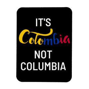 Magnet Flexible Colombie pas Columbia Funny National