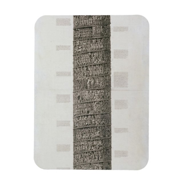 Magnet Flexible Colonne de Trajan (gravure) (Vertical)