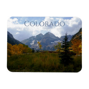Magnet Flexible Colorado coloré - Aimant Maroon Bells