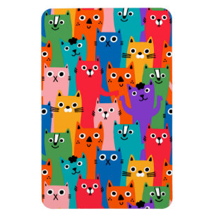 Magnet Flexible Colorful cats