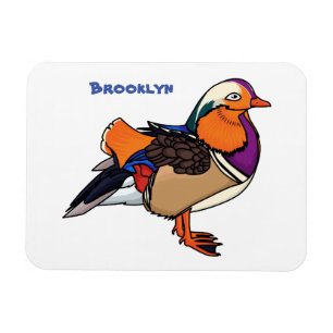Magnet Flexible Colorful mandarin duck