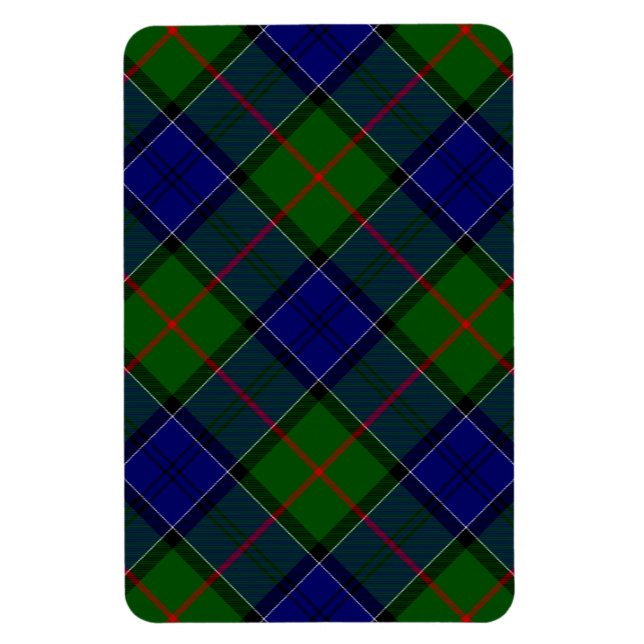 Magnet Flexible Colquhoun tartan bleu vert plaid (Vertical)