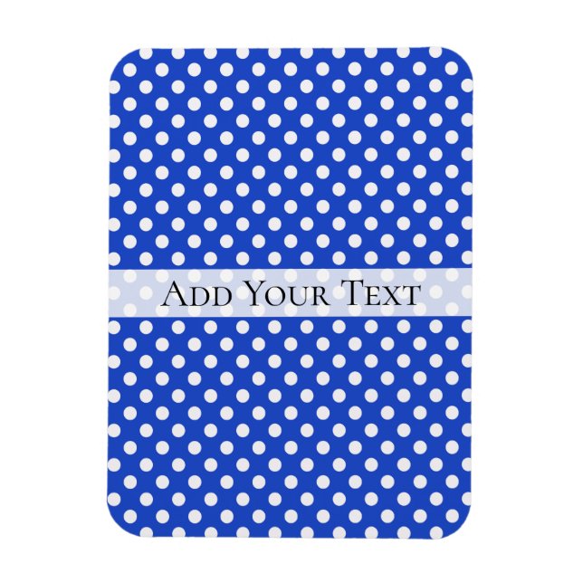 Magnet Flexible Combinaison de points royaux bleus par STaylor (Vertical)