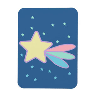 Magnet Flexible Comète Étoile Filante Mignonne