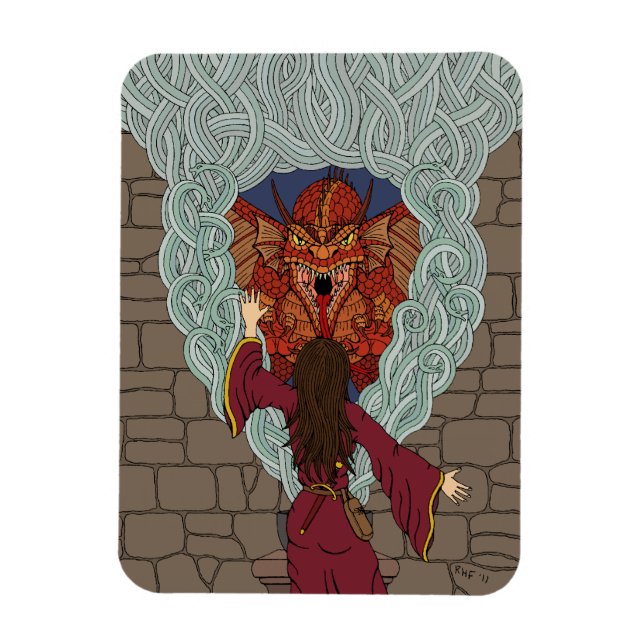 Magnet Flexible Comjurer le dragon (Vertical)