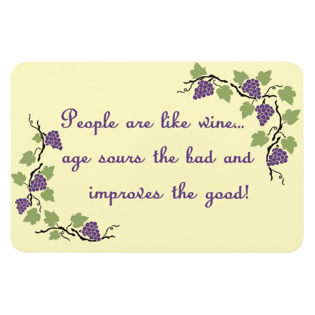 Magnet Flexible Comme le vin (Horizontal)