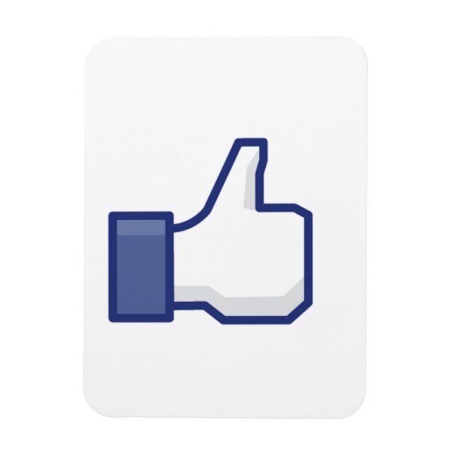 Magnet Flexible Comme une main - Pouce levé FB (Vertical)