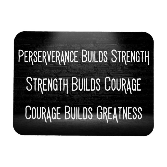 Magnet Flexible Comment construire la grandeur - Motivationnel (Horizontal)