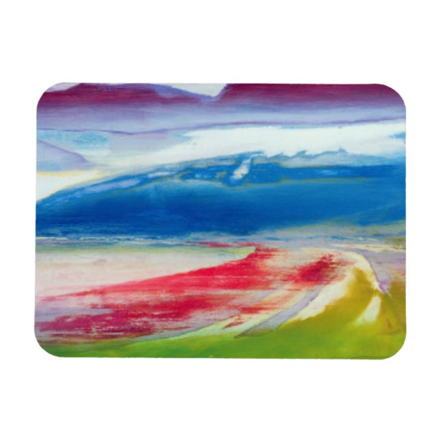 Magnet Flexible Composition Abstraite (Horizontal)