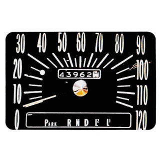 Magnet Flexible Compteur de vitesse de voiture classique 1968