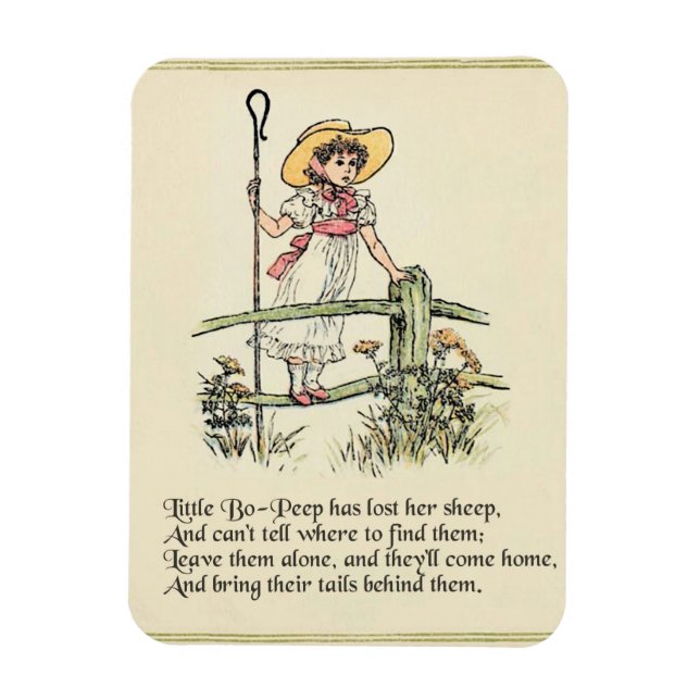 Magnet Flexible Comptine de Little Bo Peep (Vertical)