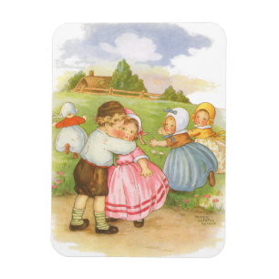 Magnet Flexible Comptine vintage d'oie de mère de Georgie Porgie