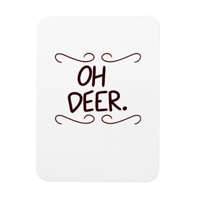 Magnet Flexible Conception artistique créative Alastor Oh Deer  (Vertical)