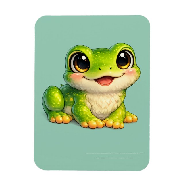 Magnet Flexible Conception d'animal Kawaii de grenouille aux grand (Vertical)