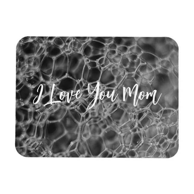 Magnet Flexible Conception de bulles grises (Horizontal)