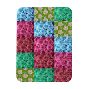 Magnet Flexible conception de courtepointe florale