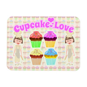 Magnet Flexible Conception De Cupcake