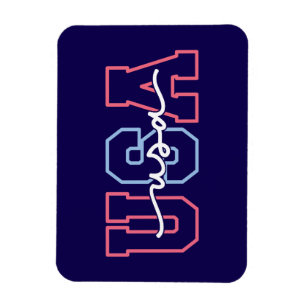 Magnet Flexible Conception de texte États-Unis 4 juillet-62118