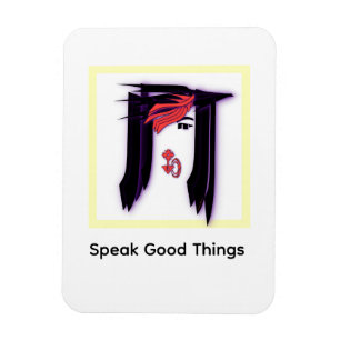 Magnet Flexible Conception de visage de bonnes paroles