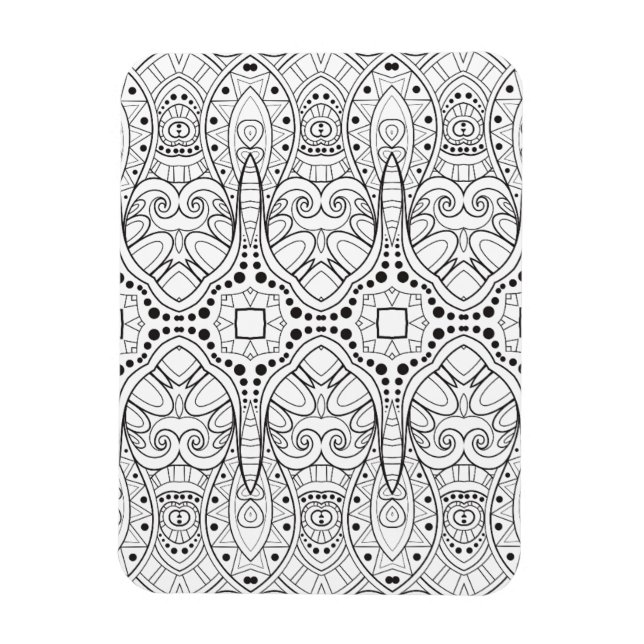 Magnet Flexible Conception de Zendoodle Tribal (Vertical)