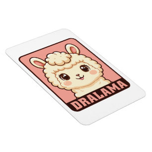 Magnet Flexible Conception d'illustration de lama mignon