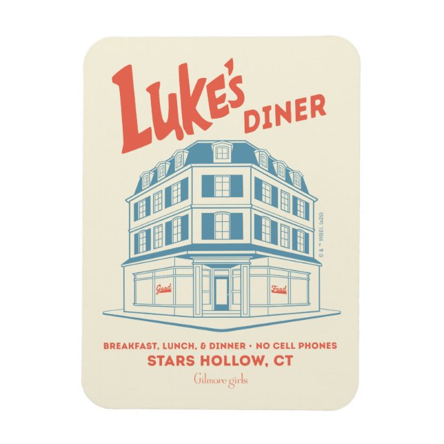 Magnet Flexible Conception du diner de Luke Stars Hollow (Vertical)