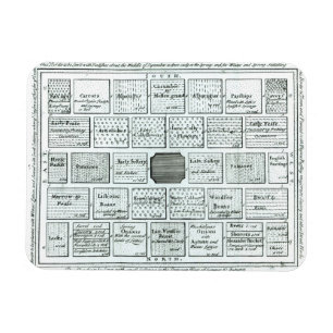 Magnet Flexible Conception pour un potager réalisé, de 'nouveau 