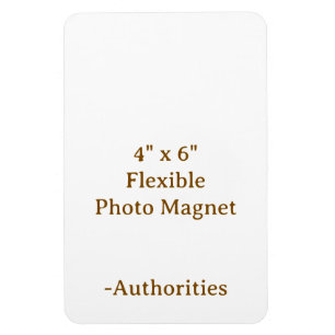 Magnet Flexible Concevez votre propre aimant photo flexible 10 x 1
