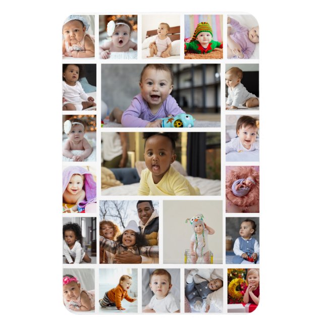Magnet Flexible Concevez votre propre collection de photos 22 Art  (Vertical)