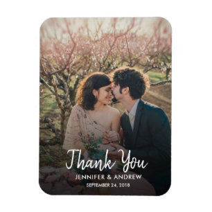 Magnet Flexible Concevez votre propre Mariage Merci photo