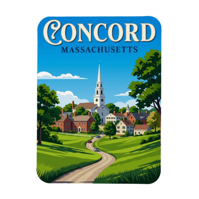 Magnet Flexible Concord États-Unis (Vertical)