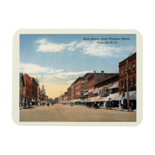 Magnet Flexible Concord NH, Main Street View Style Vintage