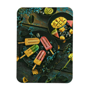 Magnet Flexible cône de crème glacée colorée