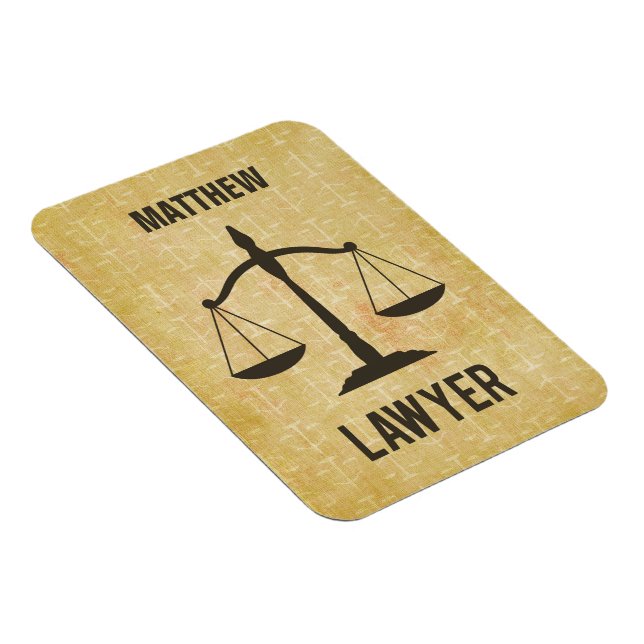 Magnet Flexible Congrats d'études de droit Échelle de la justice (Côté Droit)