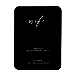 Magnet Flexible Connexion Wifi pour chambre d'hôtes 4x6 Framable