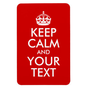 Magnet Flexible Conserver le calme et le texte