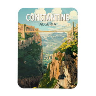 Magnet Flexible Constantine Algérie Travel Art Vintage