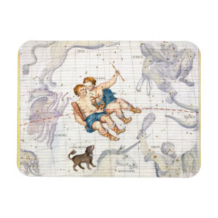 Magnet Flexible Constellation de Gémeaux avec le mineur de Canis,