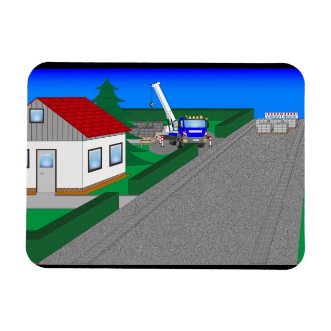 Magnet Flexible Construction de routes (Horizontal)