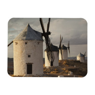 Magnet Flexible Consuegra, antiques moulins à vent de La Mancha
